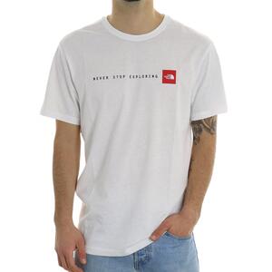 T-SHIRT NEVER STOP EXPLORING BIANCO